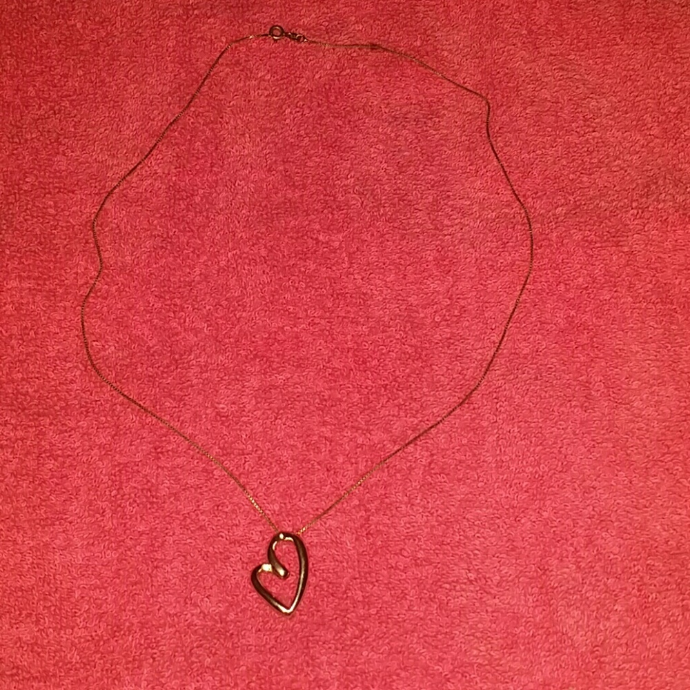 925 heart necklace